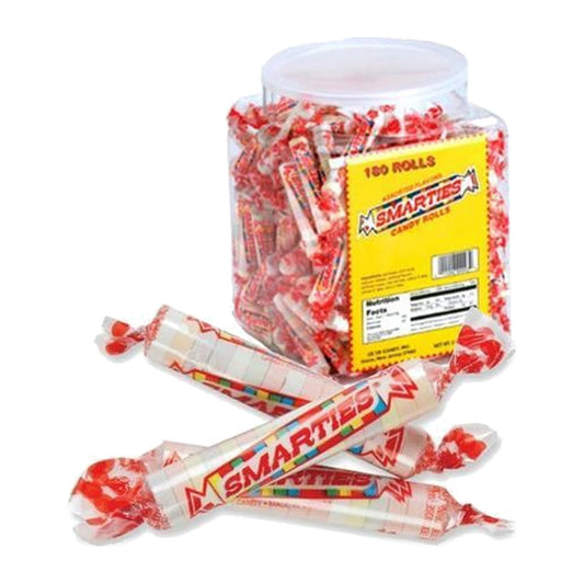 Smarties Candy Rolls Jar 0.19oz 180ct — full package