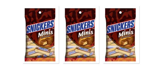 Snickers Minis 4.4oz Peg Bag 3-Pack