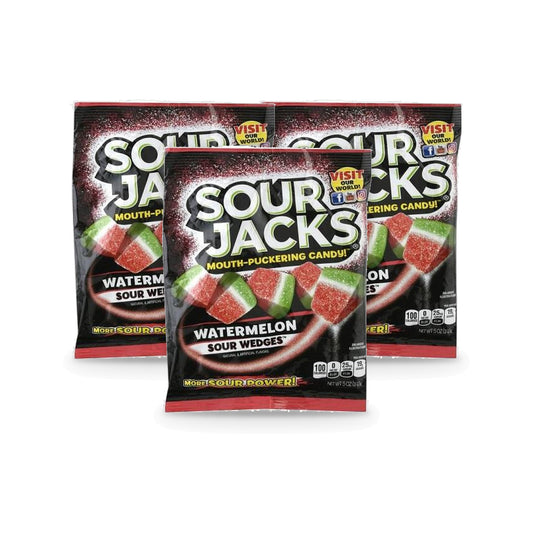 Sour Jacks Watermelon 5oz Peg Bag 3-Pack