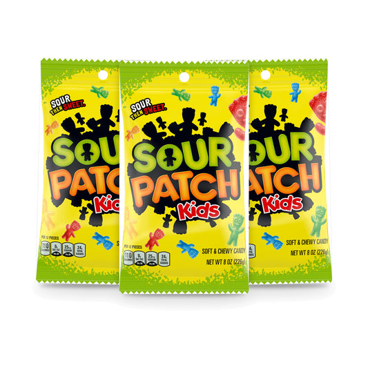 Sour Patch Kids 8oz Peg Bag 3-pack