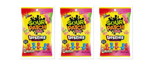 Sour Patch Kids Besties 7.17oz Peg Bag 3-Pack