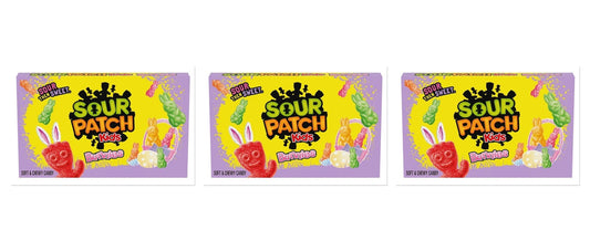 Sour Patch Kids Bunnies Limited Edition 3.1oz Theater Box 3-Pack