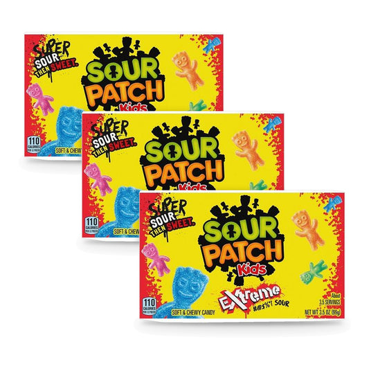 Sour Patch Kids Extreme 3.5oz Theater Box 3-Pack