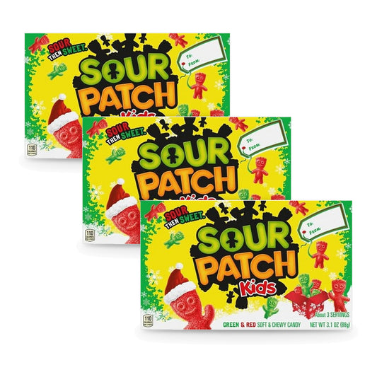 Sour Patch Kids Red & Green 3.1oz Theater Box 3-Pack