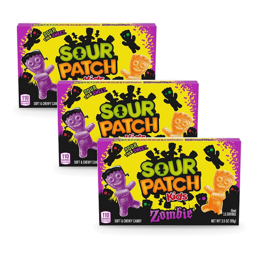 Sour Patch Kids Zombies 3.5oz Theater Box 3-Pack