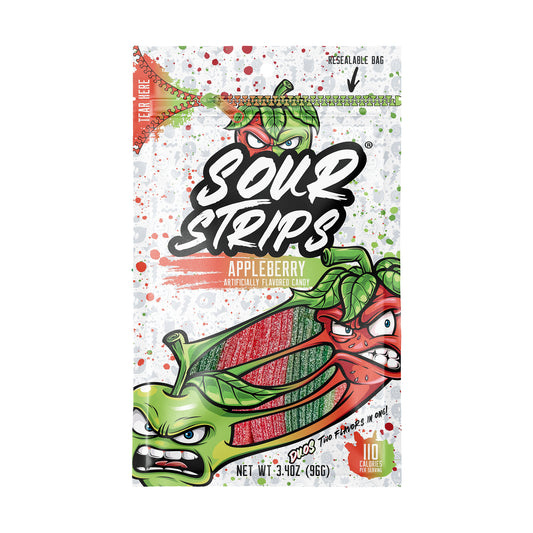 Sour Strips Appleberry 3.4oz Peg Bag