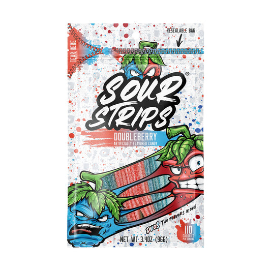 Sour Strips Doubleberry 3.4oz Peg Bag