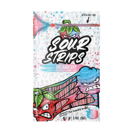 Sour Strips Dreamberry 3.4oz Peg Bag