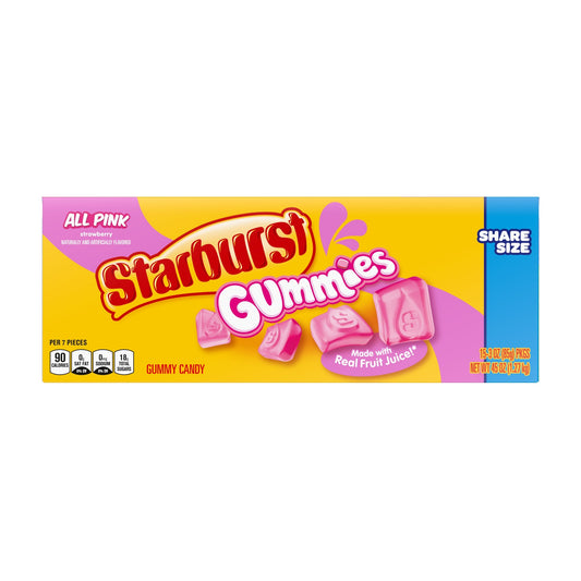 Starburst Gummies All Pink Share Size 3oz single