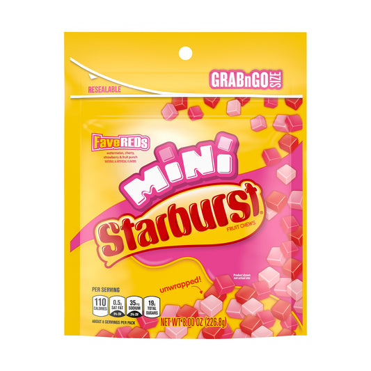 Starburst Mini Fave Reds 8oz Pouch