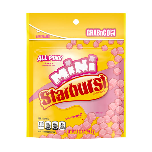 Starburst Minis All Pink 8oz Pouch