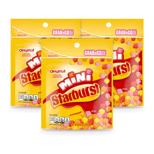 Starburst Minis Original 8oz Pouch 3-Pack