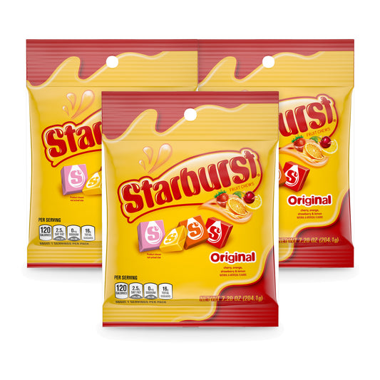 Starburst Original 7.2oz Peg Bag 3-pack