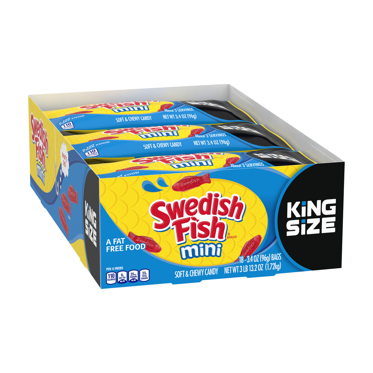 Swedish Fish Mini King Size 3.4oz box