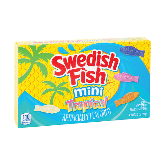 Swedish Fish Mini Tropical 3.5oz Theater Box single