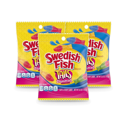 Swedish Fish Tails 3.6oz Peg Bag 3-Pack