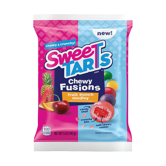 SweeTARTS Chewy Fusions Fruit Punch 5oz Peg Bag single