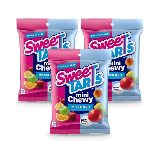 SweeTARTS Mini Chewy 6oz Peg Bag 3-Pack