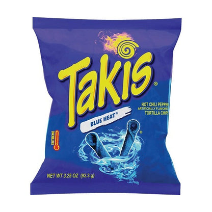 Takis Blue Heat Rolled Tortilla Chips 3.25oz Bags