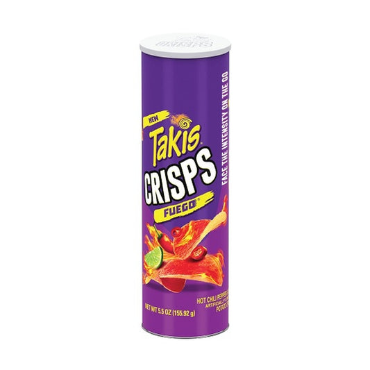 Takis Crisps Fuego Hot Chili Pepper & Lime Potato Crisps 5.5oz Cans