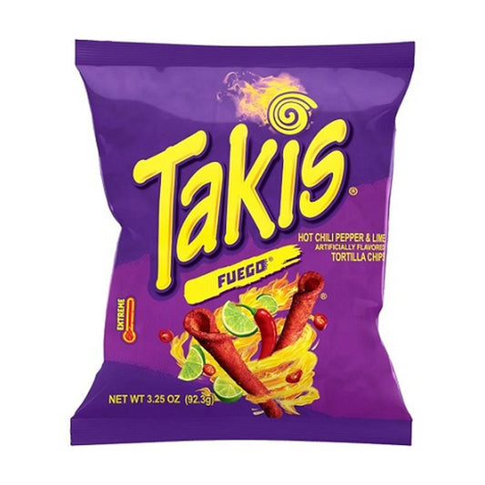 Takis Fuego Rolled Tortilla Chips 3.25oz Bags