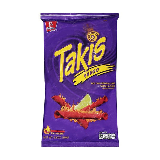 Takis Fuego Rolled Tortilla Chips 9.9oz Big Bags
