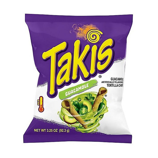 Takis Guacamole Rolled Tortilla Chips 3.25oz Bags