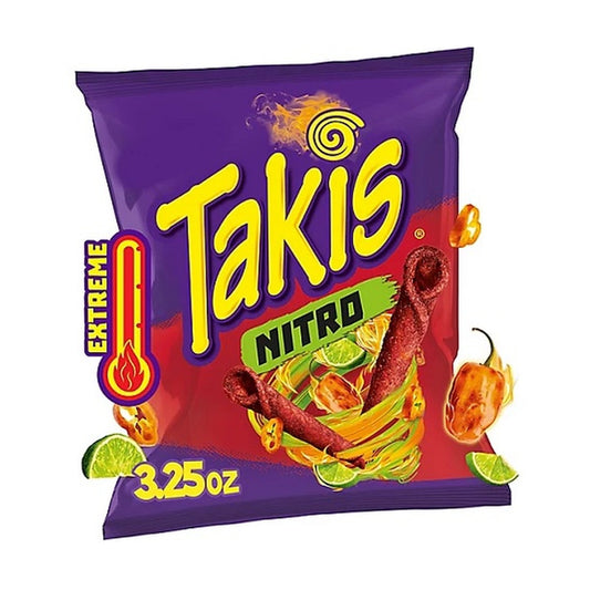 Takis Nitro Rolled Tortilla Chips 3.25oz Bags