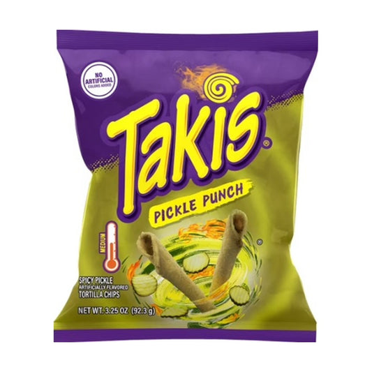 Takis Pickle Punch Rolled Tortilla Chips 3.25oz Bags