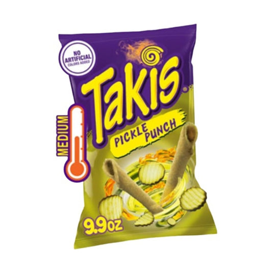 Takis Pickle Punch Rolled Tortilla Chips 9.9oz Big Bags