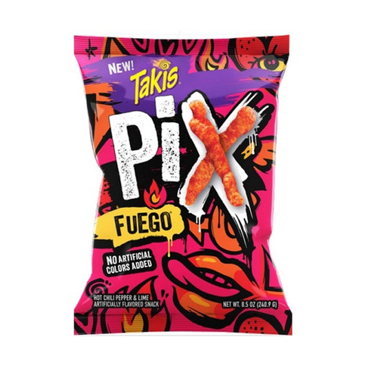 Takis PIX Fuego Crunchy Corn Puffs 8.5oz Bags