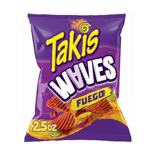 Takis Waves Fuego Potato Chips 2.5oz Bags