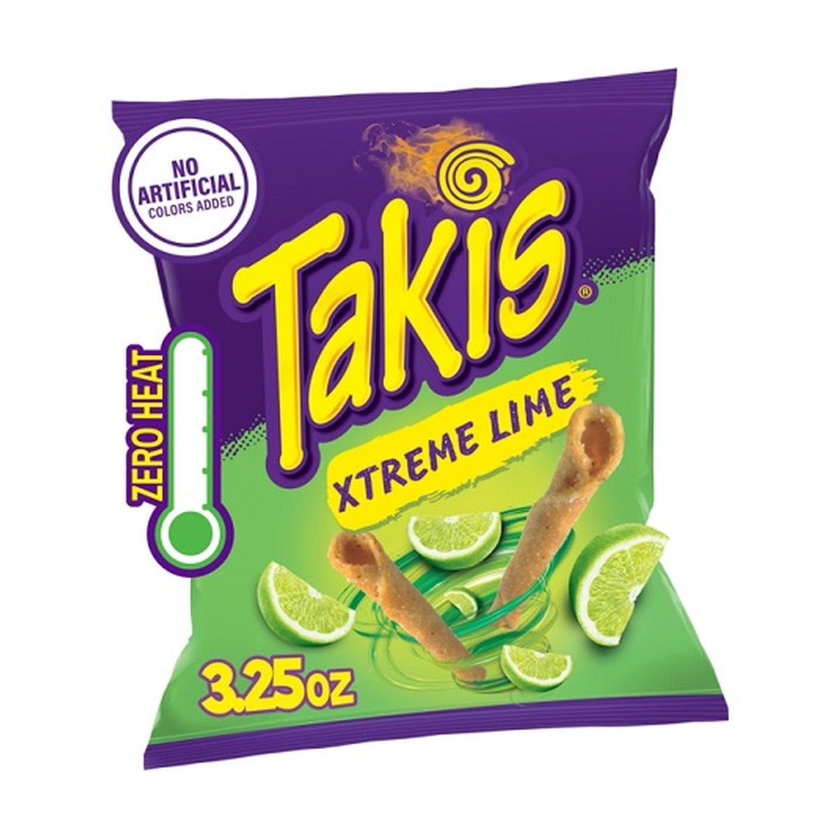 Takis Xtreme Lime Rolled Tortilla Chips 3.25oz Bags