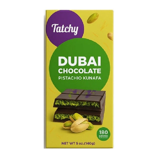 Tatchy Dubai Chocolate Pistachio Kunafa 5oz pack — full package