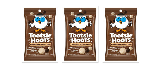 Tootsie Hoots Chocolatey and Vanilla 6.5oz Peg Bag 3-Pack