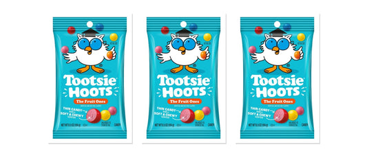 Tootsie Hoots The Fruit Ones 6.5oz Peg Bag 3-Pack