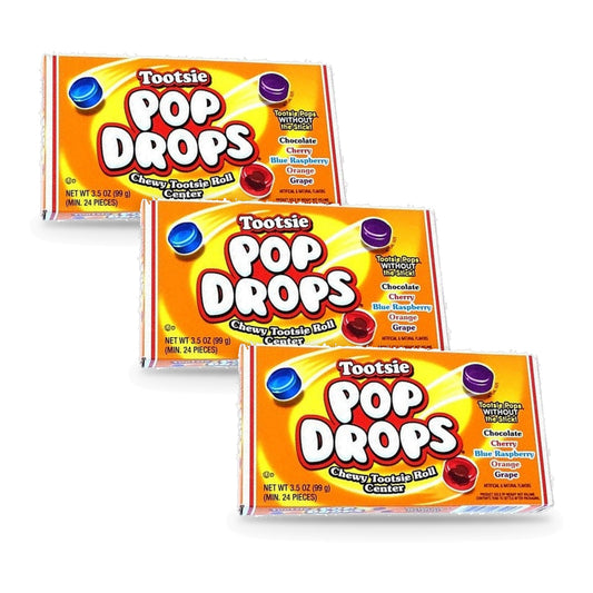 Tootsie Pop Drops 3.5oz Theater Box 3-Pack