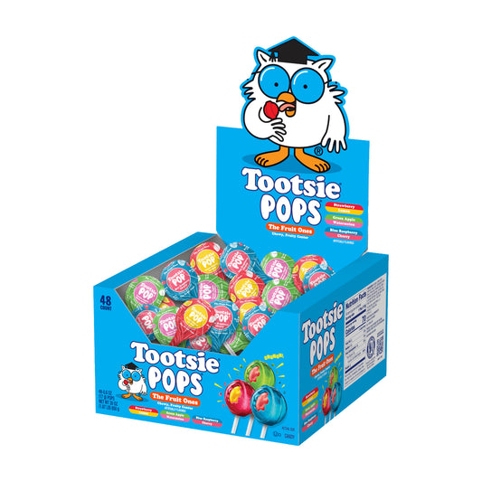Tootsie Pops The Fruit Ones 0.6oz 48ct