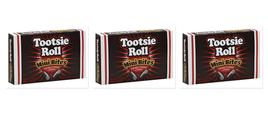 Tootsie Roll Mini Bites 3.5oz Theater Box 3-Pack