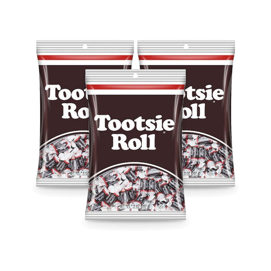 Tootsie Roll Peg Bag 7.3oz 3-Pack