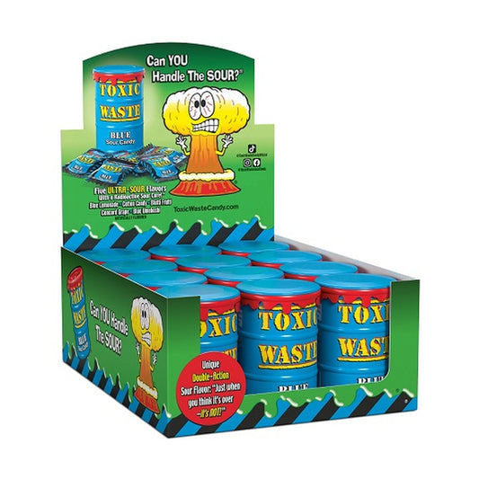 Toxic Waste Sour Candy Blue Drum 1.7oz