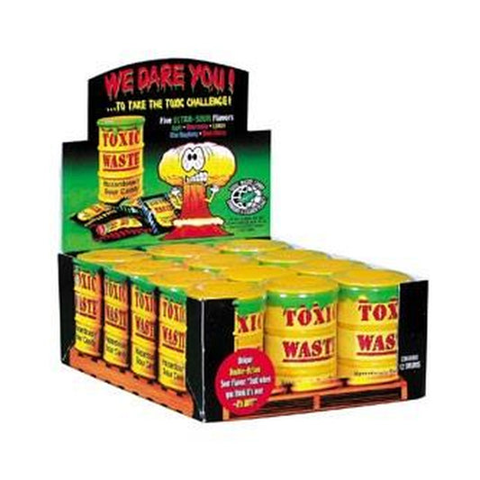 Toxic Waste Sour Candy Yellow Drum 1.7oz