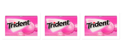 trident-bubblegum-sugar-free-gum-14pc-packs — 3 single packs clearly separated (A6)