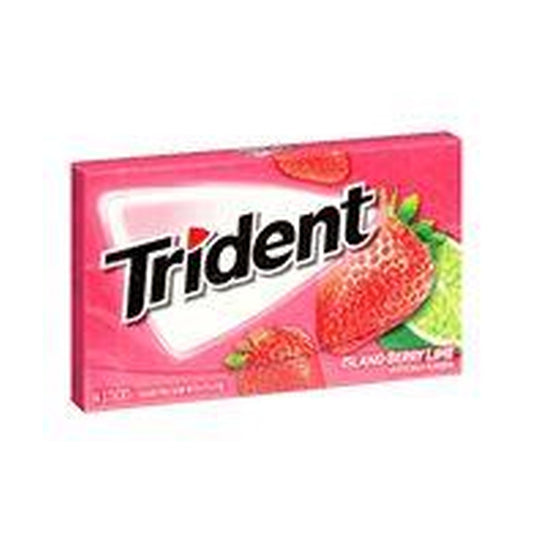 Trident Island Berry Lime Sugar-Free Gum 14pc Packs