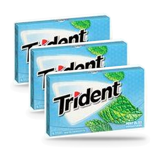 Trident Mint Bliss Sugar-Free Gum 14pc Packs 3-Pack