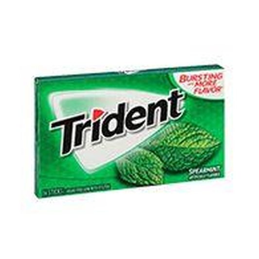 Trident Spearmint Sugar-Free Gum 14pc Packs