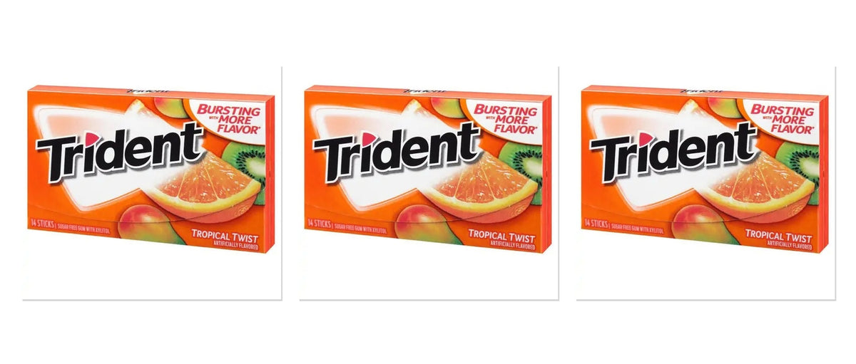 trident-tropical-twist-sugar-free-gum-14pc-packs — 3 single packs clearly separated (A6)
