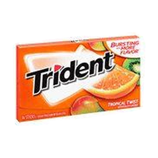 Trident Tropical Twist Sugar-Free Gum 14pc Packs