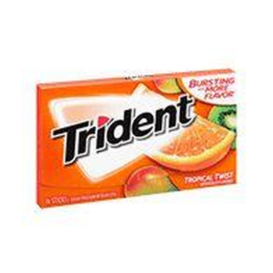 Trident Tropical Twist Sugar-Free Gum 14pc Packs