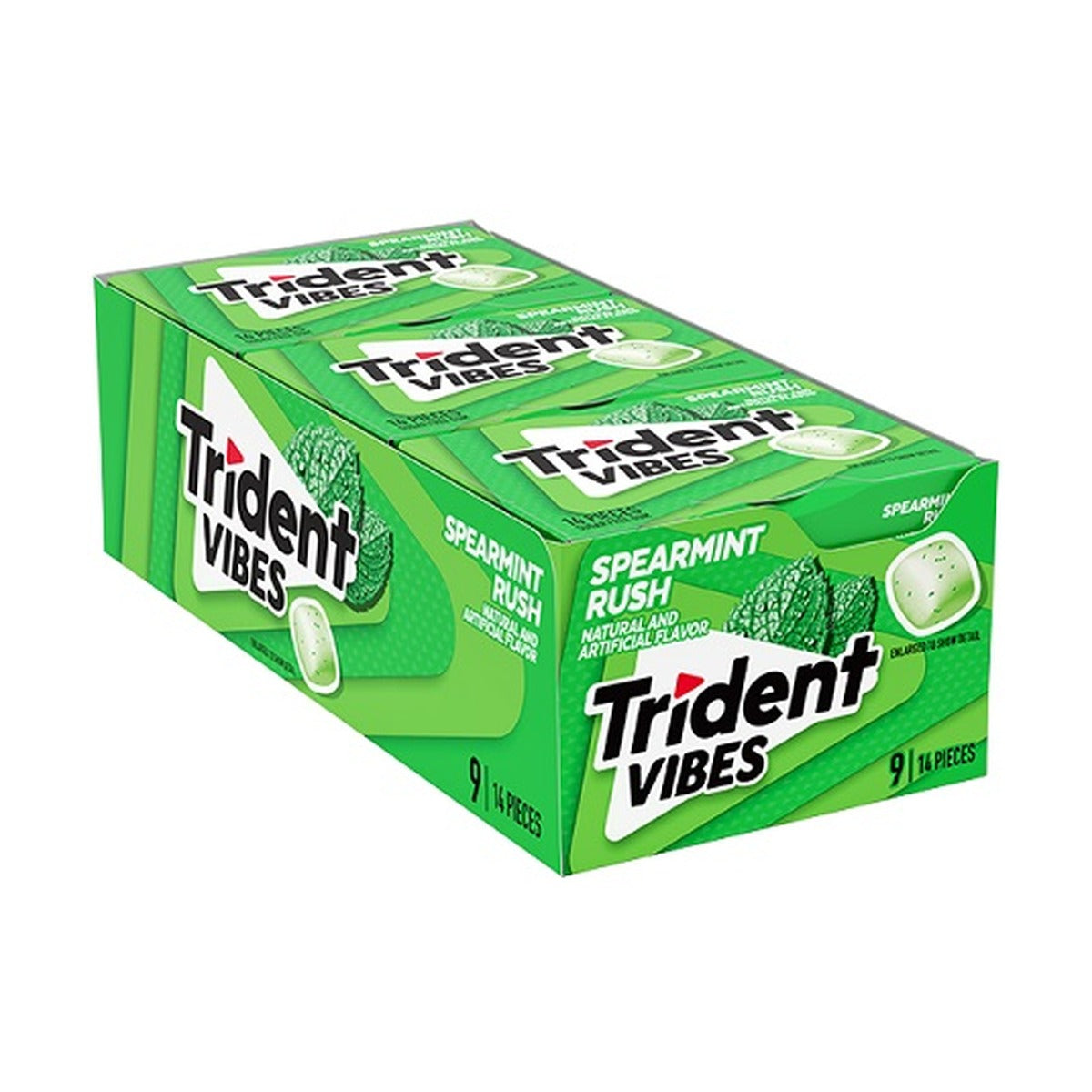 Trident Vibes Spearmint Rush Sugar-Free Gum 14pc Packs